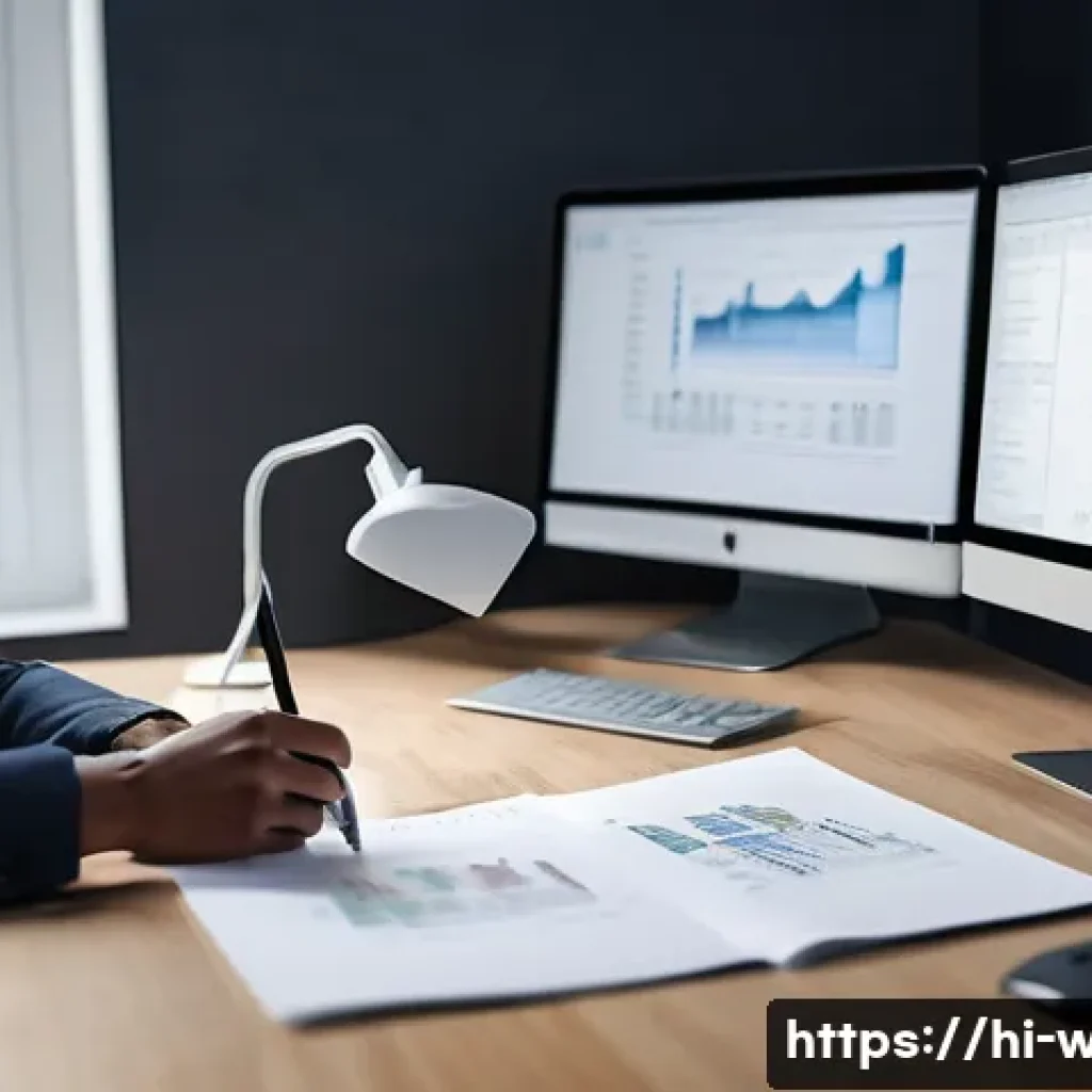 웹디자인 취업 면접 질문 - **Prompt:** A focused and diligent young web designer, dressed in smart casual business attire, sits...