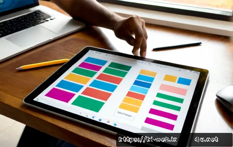 웹디자인 학습 커리큘럼 - Photorealistic overhead view of a young Indian learner building a web design study plan at a clean h...