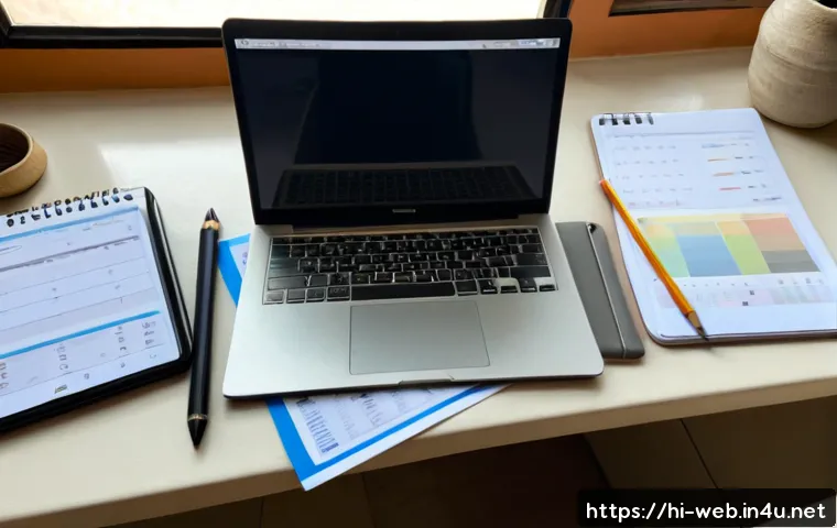 Home 17 웹디자인 단가 산정 방법 - Photorealistic overhead view of an Indian freelance web designer’s tidy desk, laptop displaying a cl...